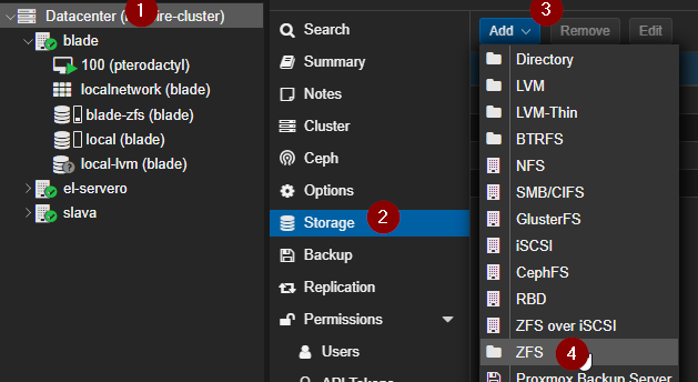 Creating VM's on Proxmox ZFS